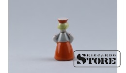 Статуэтка, Девочка  , фарфор, Рига , Рижская фарфоровая фабрика, 4 см