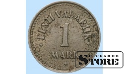 Эстония, 1 марка, 1924. год, Никелевая бронза