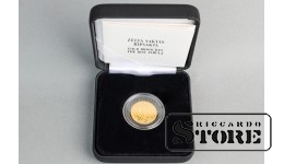 ЛАТВИЯ, 5 ЕВРО, ZELTA SAKTA RIPSAKTA, 2016, ЗОЛОТО