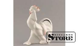 Статуэтка, Петух, фарфор, Рига ,Рижская фарфоровая фабрика, 60-е годы, 15cм