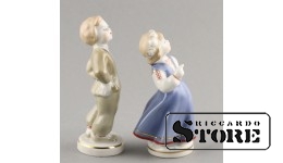 Statuette, Folk dance, Riga, Riga porcelain factory, 1950s, 13 cm
