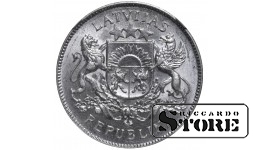 Latvia 2 Lati 1926 NGC MS 62 (8582799-016)