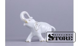 Статуэтка, Слоник, Рига , Фабрика М.С. Кузнецова, Рига, 30-е годы , 4.5 см