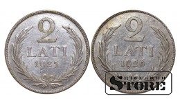 Латвия, 2 лата, 1926, серебро