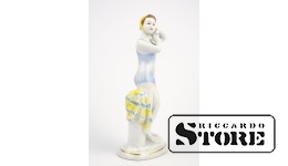 figūriņa, peldētāja, porcelāns, Krievija, Ļeņingradas porcelāna fabrika, 1950tie gadi, 16 cm