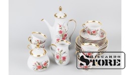 Сервиз Марианна, тонкостенный фарфор, Рига,  Рижский фарфоровый завод, автор формы Эрик Эллер 1972-1991, первый сорт CSA390