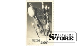 Старинная открытка "Поздравление с пасхой" Латвия 1938 г.