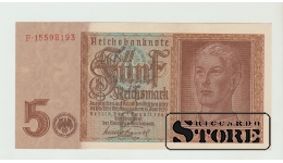 5 Reichsmark Germany 1942 aUNC