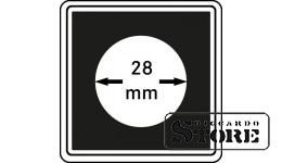 CARRÉE coin capsules 28 mm, pack of 4