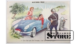 Vintage postcard Alcohol test. 20th century # NT233