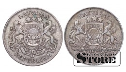 13 монет, Латвия, 2 лата, 1925, 1926, серебро