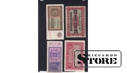 set of 4 banknotes 1916, 1948, 1917