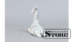 Статуэтка, жираф, фарфор, Рига , Рижская фарфоровая фабрика, 50-е годы , высота 9.5 см, CSA971