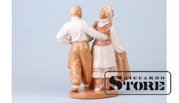 Статуэтка, Танец  , Керамика , Литва, СССР, Каунасский комбинат "Дайле" 19 см