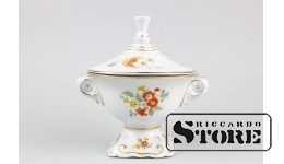 Ваза для конфет, фарфор, Рига, фабрика М.С. Кузнецова, 1937 год CSA685