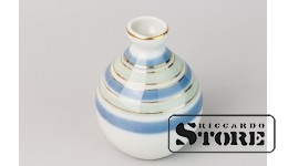 Вазочка, фарфор, Рига (Латвия), СССР, Рижская фарфоровая фабрика, 50е годы 20го века, Высота - 8.2 см, 1 сорт
