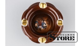 Пепельница Глория, фарфор, Карлсбад, Чехословакия  , 9 cm , CSA276