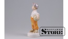 Porcelain figurine "Football Player" - a talisman for career growth