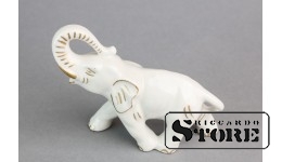 Статуэтка, Слоник, Рига , Рижская фарфоровая фабрика, 50-е годы