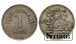 Эстония, 1 марка, 1924. год, Никелевая бронза