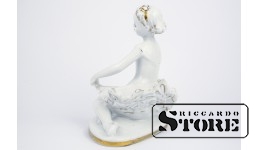 figūriņa, Mašeņka (jauna balerīna), porcelāns, Krievija, Ļeņingradas porcelāna fabrika, 1950tie, 11 cm