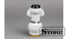 Статуэтка снеговик ,фарфор ,Рига ,Рижский фарфоровая фабрика , 70-е годы , 9,2 см