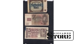Germany set of 3 banknotes 1948, 1922