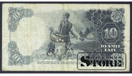 BANKNOTE , LATVIA, 10 LATI 1937 GADS - J 198234