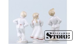 Статуэтка, Танцоры, фарфор, Рига ,Рижская фарфоровая фабрика, 50-е годы, 13см