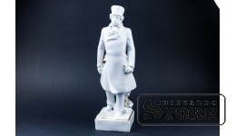 Статуэтка , Пушкин на прогулке , Ленинградский фарфоровый завод (ЛФЗ) , 32см