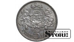 Latvia 5 Lati 1931