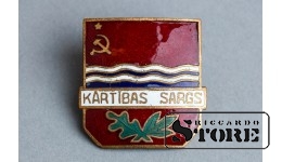 Значок "Дружинник", ЛССР, 1950-60е годы