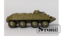Авто модель военная техника БТР, металл, СССР, Вторая половина 20-го века