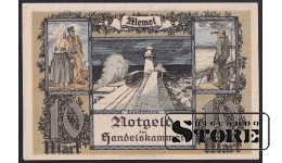Memel, 10 Mark, 1922, aUNC