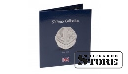 coin album PRESSO 50 pence for circulating coins since 1998
