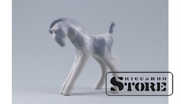 Статуэтка, Лошадка , фарфор, Рига , Рижская фарфоровая фабрика, 50-е , 12 см
