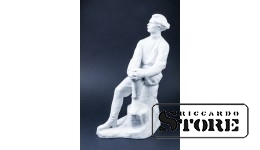 Статуэтка , Максим Горький, бисквит, Ленинградский фарфоровый завод (ЛФЗ) , 31, 5 см