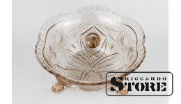 Конфетница с дефектом , стекло, Старая Латвия  CSA836