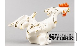 Статуэтка, Петушок , фарфор, Рига , Рижская фарфоровая фабрика, 50-е годы , 9 см