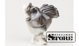 Статуэтка рыба, фарфор, Рига, фабрика М.С. Кузнецова, 1937 год , 11 cm , CSA671
