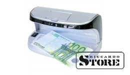 Multifunction tester with ultraviolet, infrared, and white light for verifying the authenticity of banknotes, stamps, coins, and other collectibles.