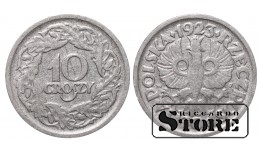 Польша, 10 гроши, 1923 год, никель