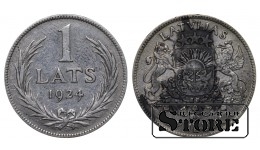 Latvia 1 Lats 1924