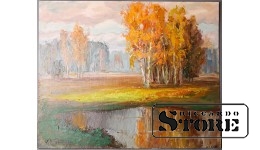 Живопись, Золотая осень, Владимир Свиклис, 1993 год, 50x61.5cm CSA1065