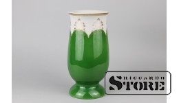 Ваза, фарфор, Рига, Рижский фарфоровый завод, 50-е годы, третий сорт , 20 cm ,  CSA243