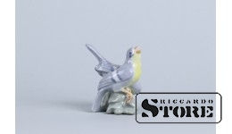 Статуэтка, Птички , фарфор, Рига , Рижская фарфоровая фабрика, 50-е годы , 7,5см