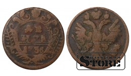 Russia Denga 1736
