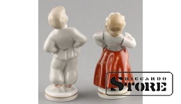 Statuette, Folk dance, Riga, Riga porcelain factory, 1950s, 13 cm