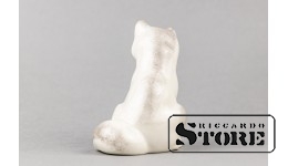 Статуэтка, Полярная Лиса , фарфор, Рига , Рижская фарфоровая фабрика, 50-е годы , 6.5 см.
