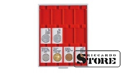 Red velour tray 2170E (50 x 75 mm)